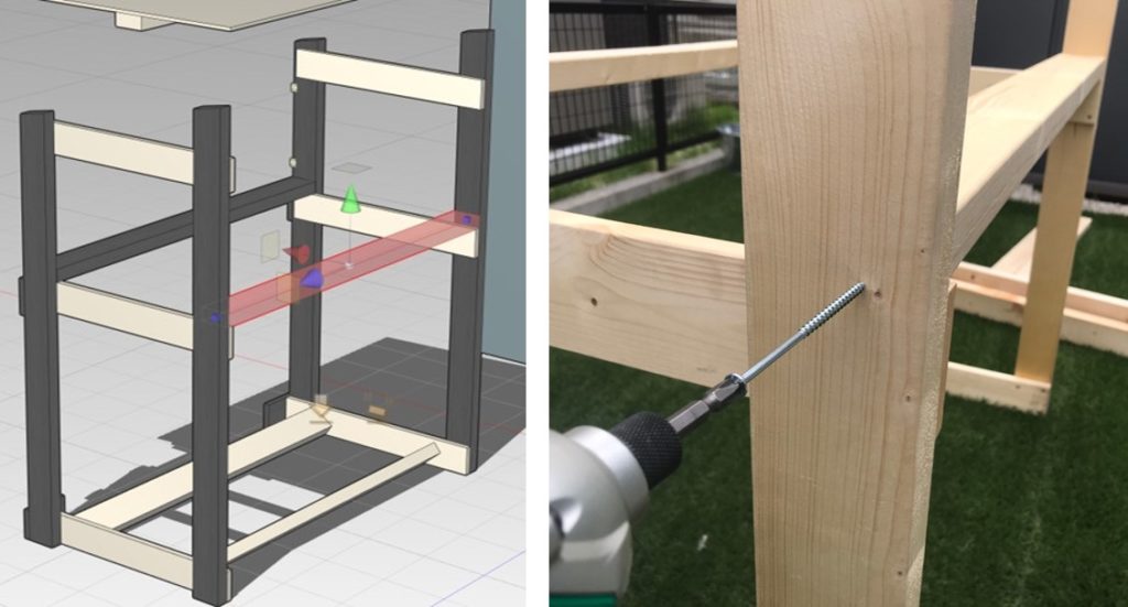 タイヤラック が欲しい 木製で安く自作 Diy しよう Keita Diy Blog